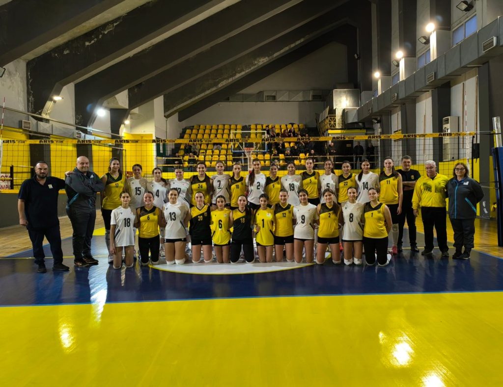 Βόλεϊ Κορασίδων: Νίκη στο φιλικό επί της Εθνικής Κύπρου