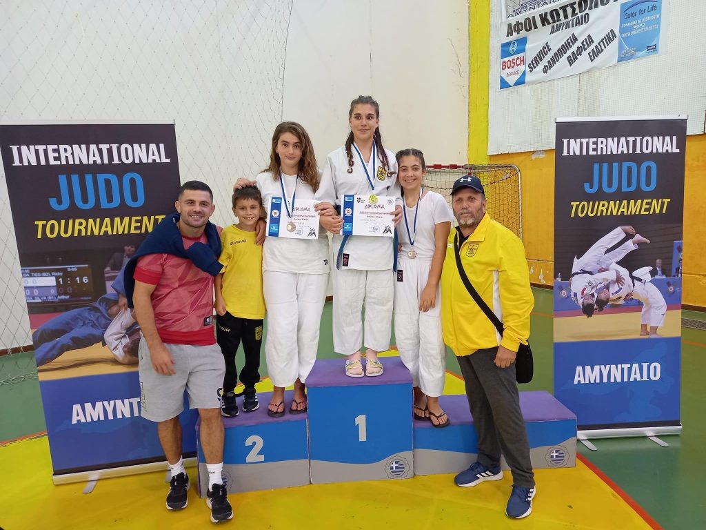 Τζούντο: Ένα χρυσό και δυο χάλκινα στην πρώτη μέρα του  Διεθνούς τουρνουά «Φίλιππος Αμύνταιου» (pics)