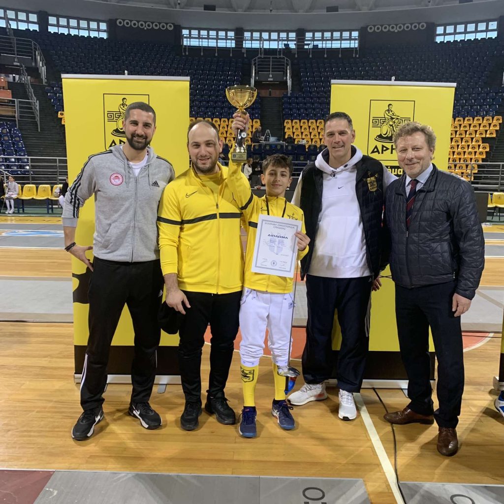 Ξιφασκία: «Χρυσός» ο Αριστοτέλης Γρόλλιος και «ασημένιος» ο Θωμάς Αβραάμ Γρόλλιος στο Κύπελλο ΑΡΗ (pics)