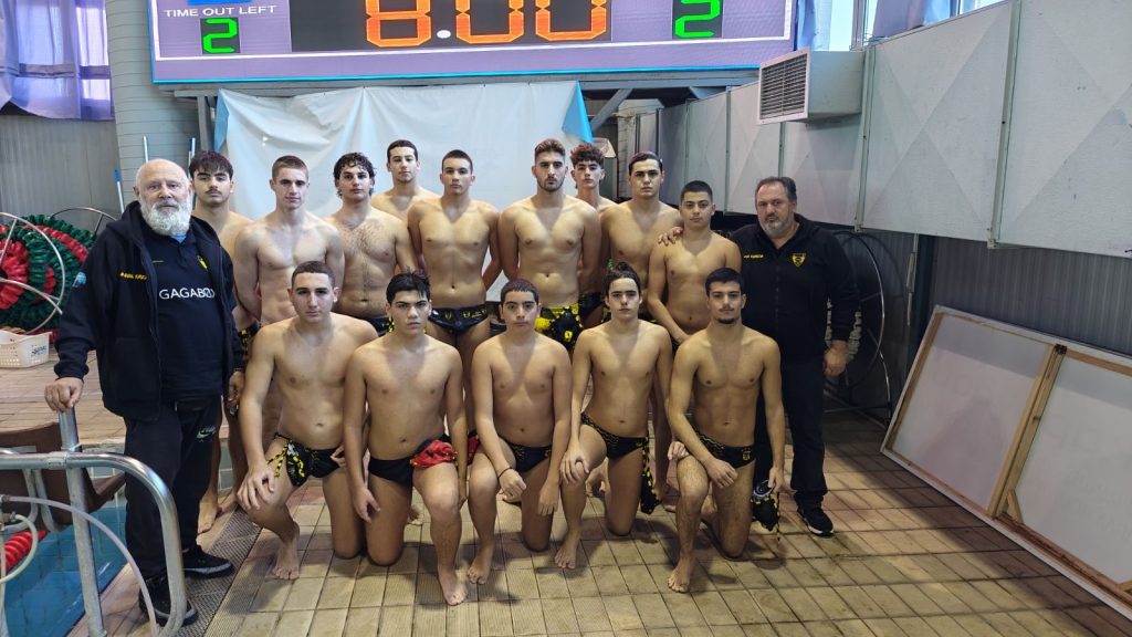 Ακαδημία Πόλο: Πρόκριση στη Β΄ φάση του πρωταθλήματος για τους Νέους Άνδρες