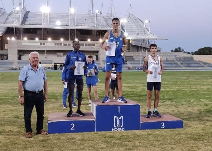 Στίβος: «Χρυσός» ο Αλκίνοος Παπαχαρίσης στη διεθνή συνάντηση  Κύπρου - Ελλάδας