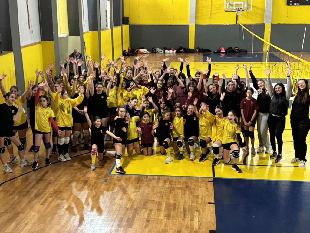 Ακαδημία Βόλεϊ: Πλούσιες εμπειρίες από τα φιλικά με τον Μέγα Αλέξανδρο