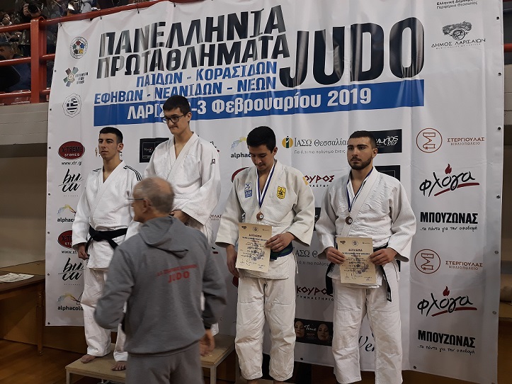 Πανελλήνιο Πρωτάθλημα Τζούντο Εφήβων 2019 - Χάλκινο Μετάλλιο ο Μαμιαν