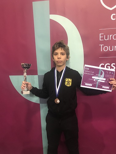 Οι Ξιφαθλητές του ΑΡΗ στο βάθρο του Ευρωπαϊκού Κυπέλλου Σπάθης