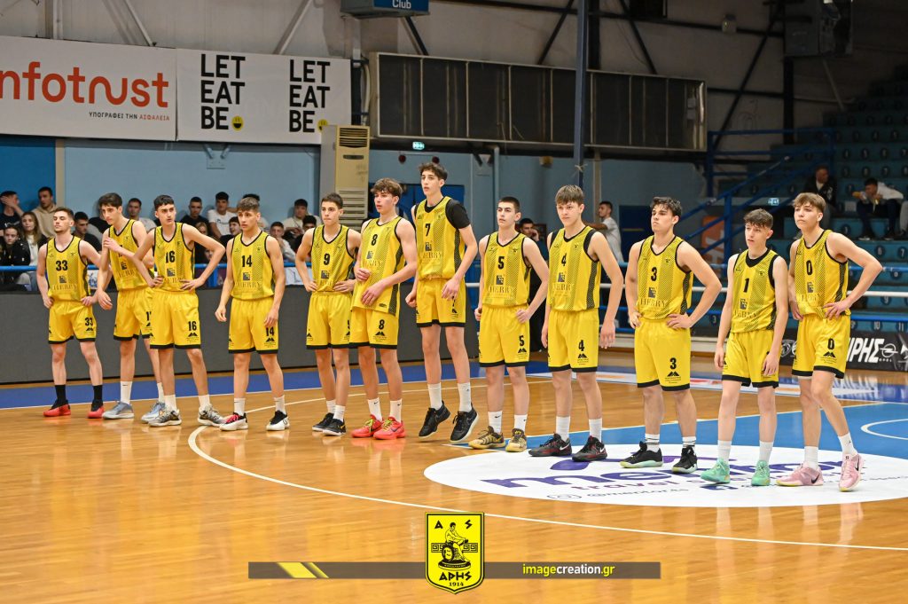 Μπάσκετ Παίδων: Στον Βόλο για την πρόκριση στο Πανελλήνιο Πρωτάθλημα ο ΑΡΗΣ