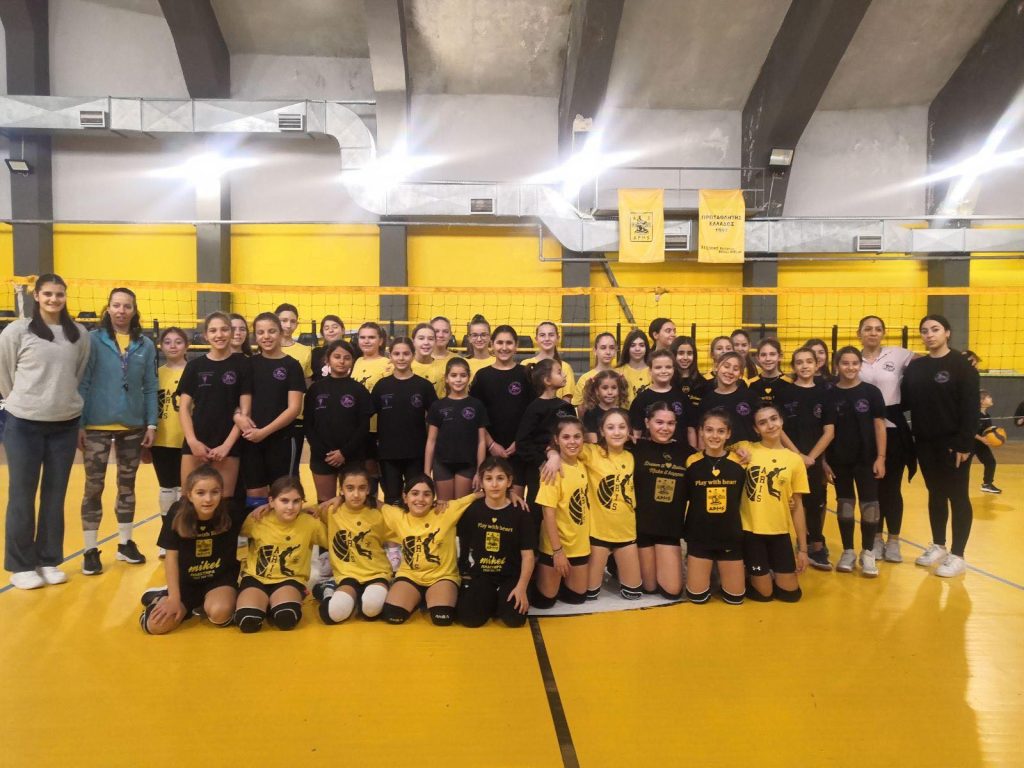 Ακαδημία Βόλεϊ: Θετικό το πρόσημο από το φιλικό με Αρίονα Μηχανιώνας