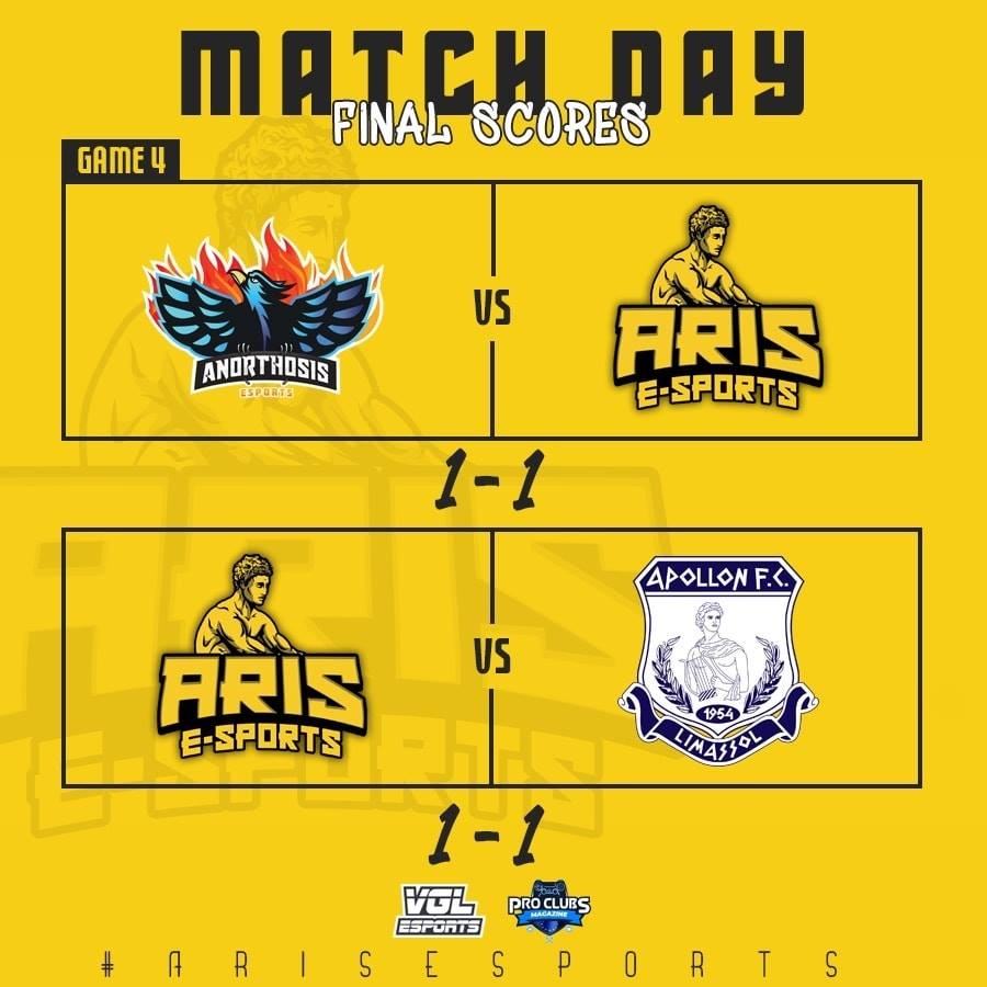 E-Sports: Δύο ισοπαλίες στα ντέρμπι για τον ΑΡΗ