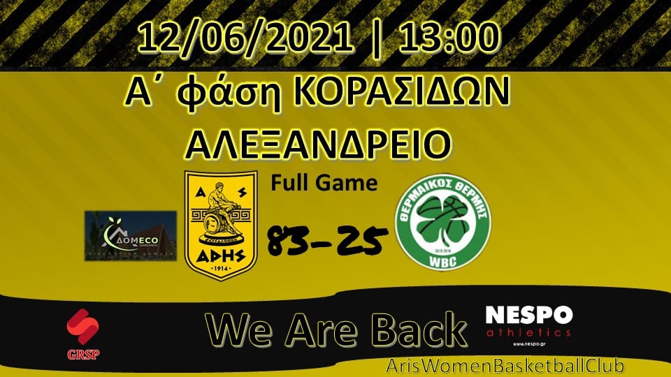 Μπάσκετ Κορασίδων: Άνετη νίκη επί του Θερμαϊκού