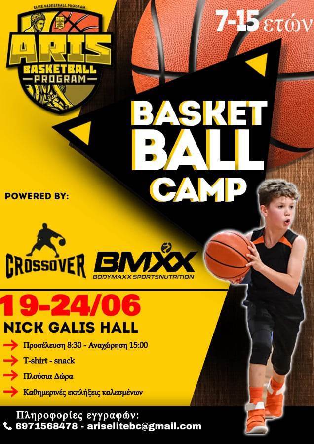 Ακαδημία Μπάσκετ: Από 19 έως 24 Ιουνίου το καλοκαιρινό Basketball Camp του ΑΡΗ