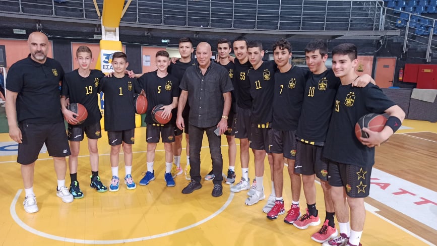 Ακαδημία Μπάσκετ: Ο Νίκος Γκάλης με το «αύριο» του ΑΡΗ