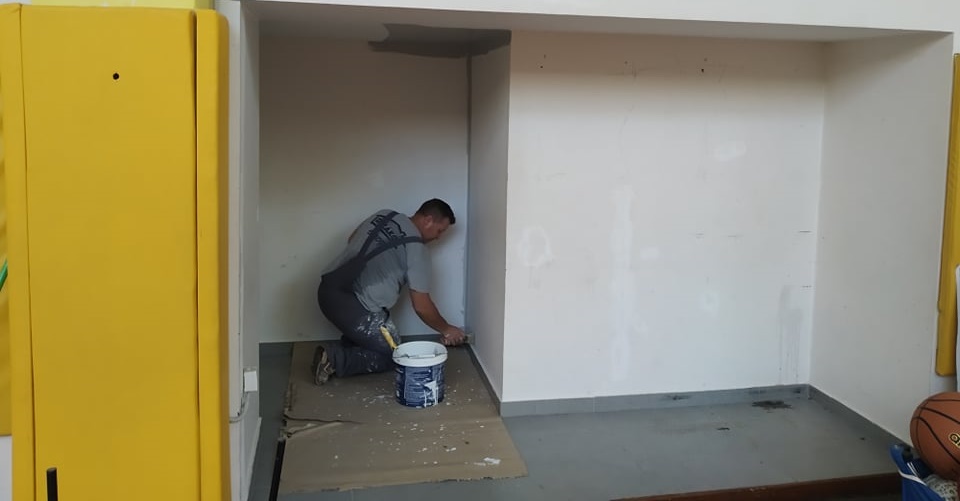 Ακαδημία Μπάσκετ: Ξεκίνησαν οι εργασίες στο «Μάκης Νάτσης» (PICS)