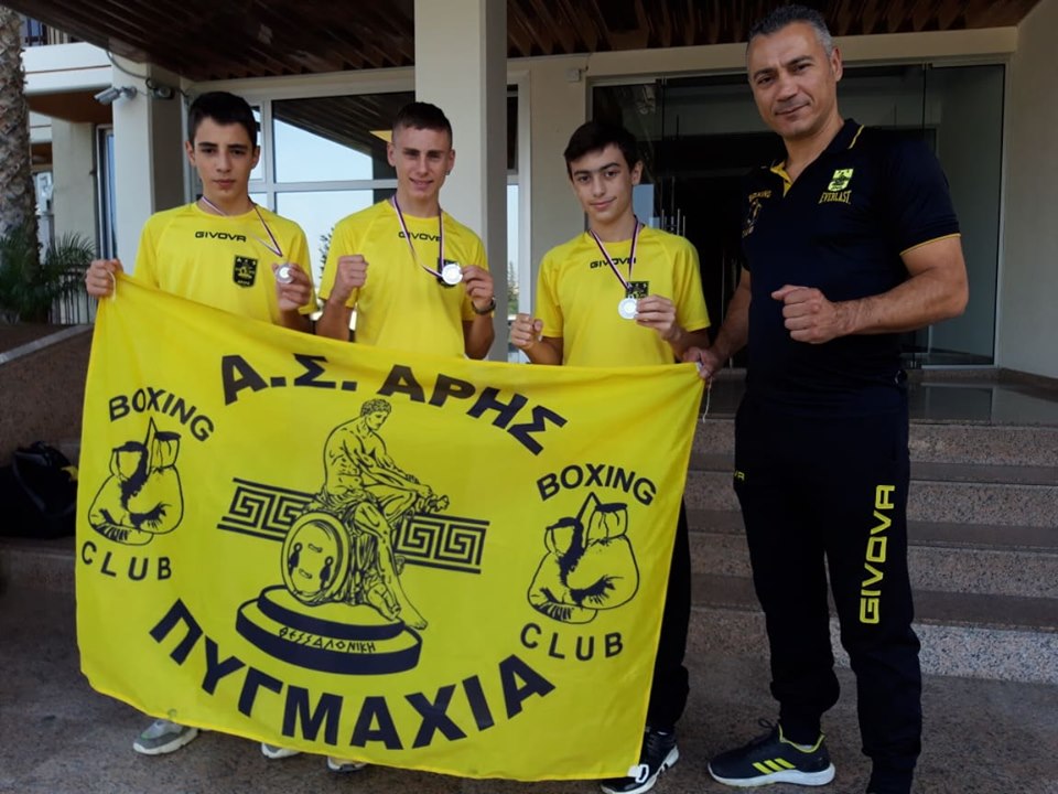 Τρία μετάλλια για τους πυγμάχους του ΑΡΗ στη Λεμεσό