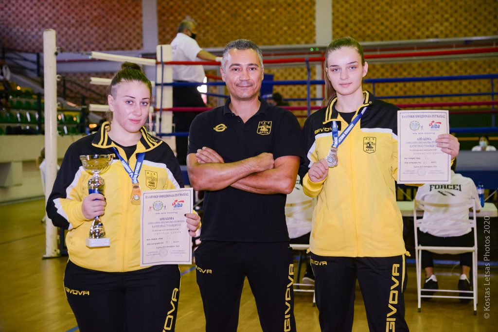 Πυγμαχία: Ένα χρυσό και ένα ασημένιο μετάλλιο για τα κορίτσια του ΑΡΗ