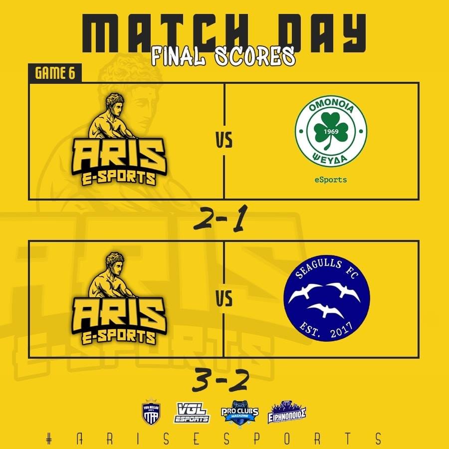 E-Sports: Εντυπωσιακή εβδομάδα με «5/6» για την ομάδα e-Football του ΑΡΗ (pics)