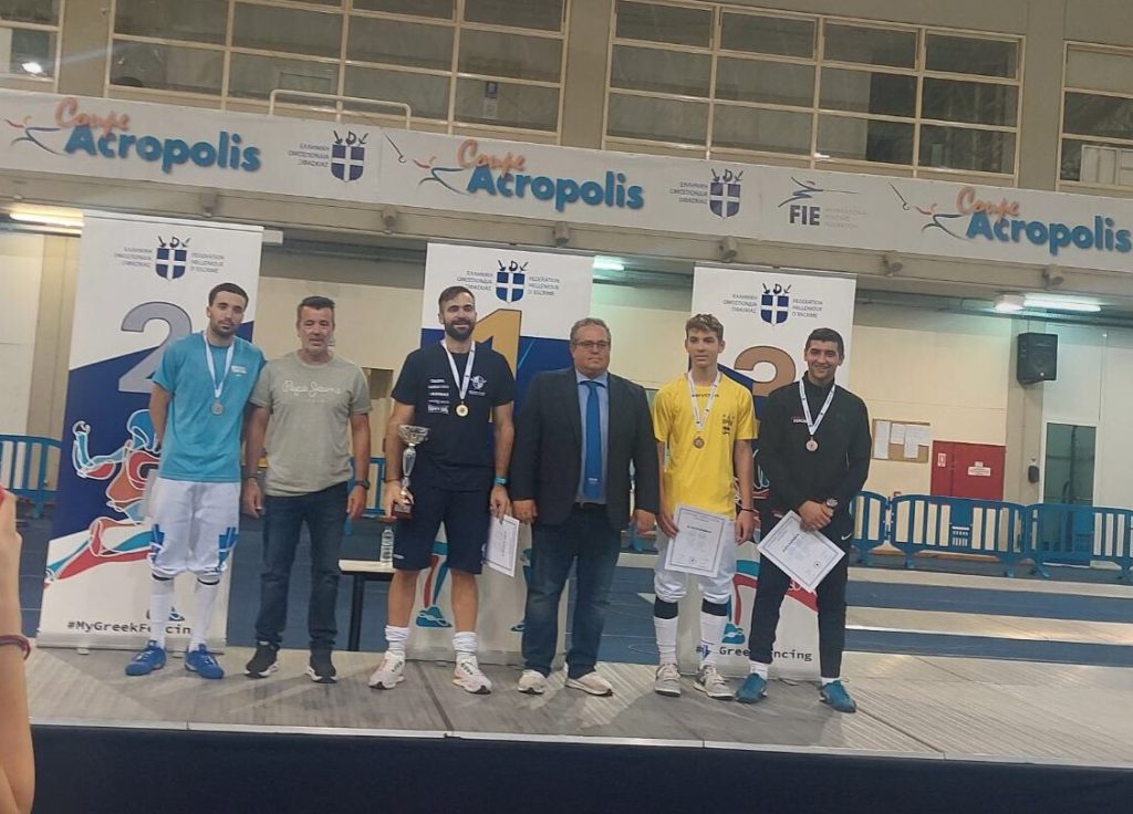 Ξιφασκία: «Χάλκινος» ο Θωμάς Γρόλλιος στο Πανελλήνιο Κύπελλο Ανδρών