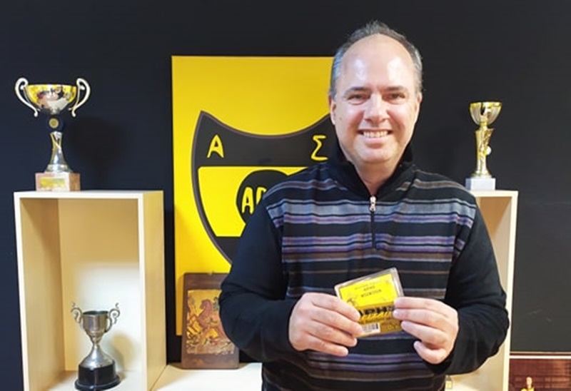 Ο Γιώργος Γούναρης ανανέωσε τη συνδρομή του στον Α.Σ. ΑΡΗΣ