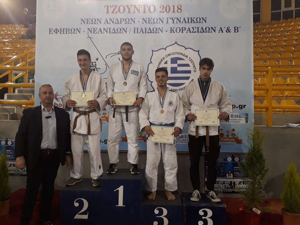 Χρυσός Πρωταθλητής Έφηβων Judo ο αθλητής του ΑΡΗ