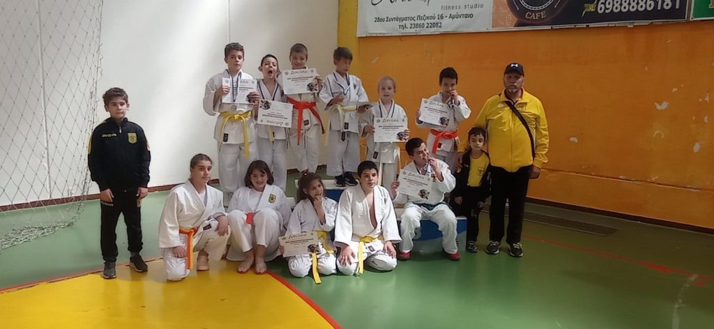 Τζούντο: Δέκα μετάλλια για τον ΑΡΗ στο Αμύνταιο