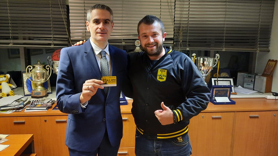 Μέλος του Α.Σ. ΑΡΗΣ ο Γιάννης Καστρίτης