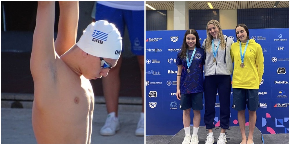 Κολύμβηση: Σίσκος και Γκιουζέπα – Πετροπούλου στο Ευρωπαϊκό Πρωτάθλημα Εφήβων – Νεανίδων
