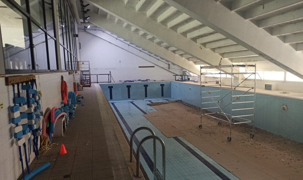 Εργασίες αναβάθμισης στο κολυμβητήριο του Α.Σ. ΑΡΗΣ (PICS)