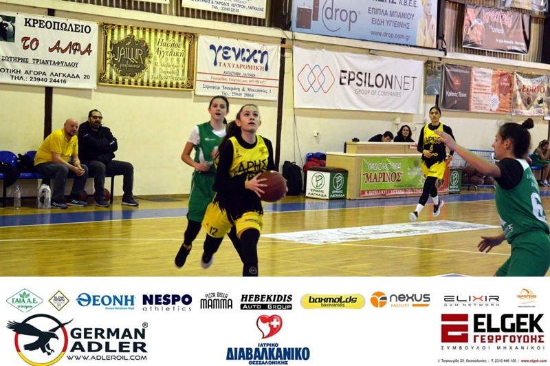 Μπάσκετ: Άνετη νίκη των Κορασίδων στο Λαγκαδά