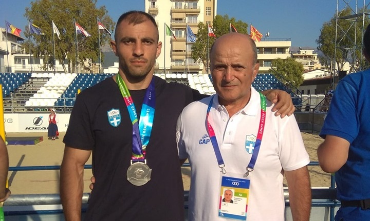 Στη μάχη του Παγκοσμίου Κυπέλλου Beach Wrestling ο Κουλουχίδης