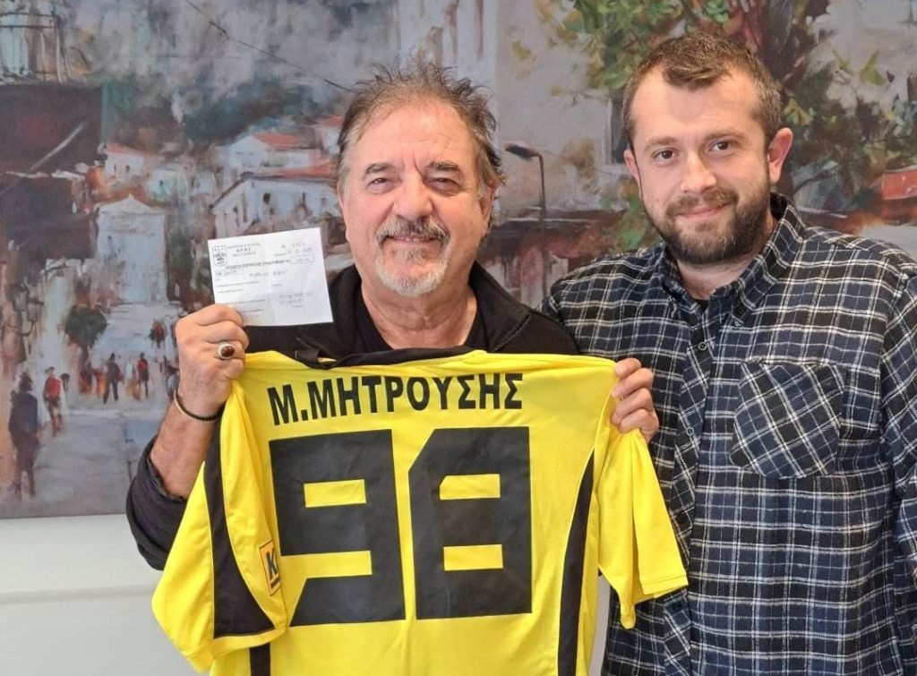 Ανανέωσε τη συνδρομή του στον Α.Σ. ΑΡΗΣ ο Μιχάλης Μητρούσης