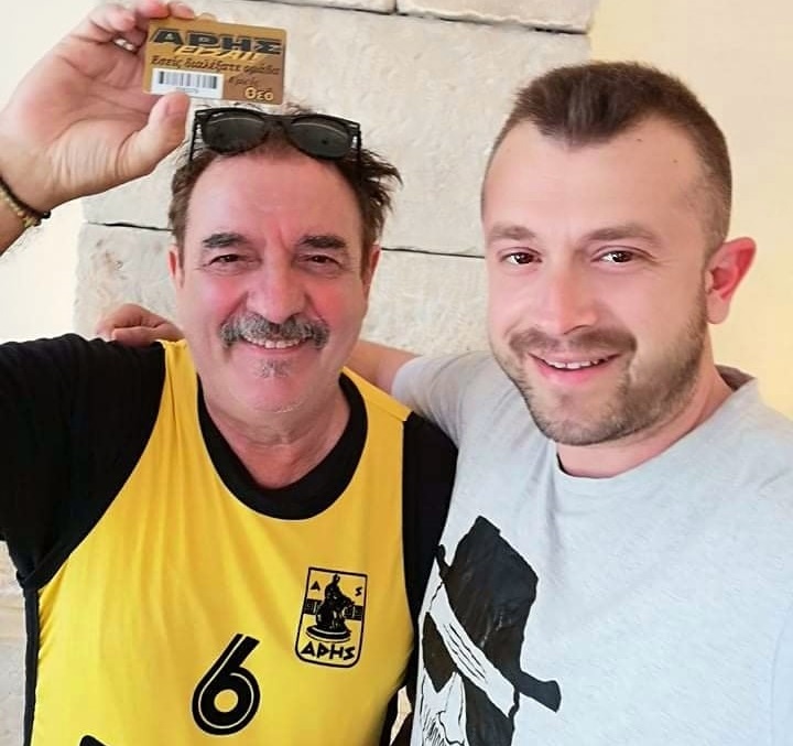 Ο Μιχάλης Μητρούσης μέλος του Α.Σ. ΑΡΗΣ