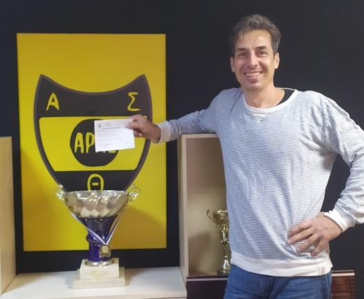 Ανανέωσε τη συνδρομή του στον Α.Σ. ΑΡΗΣ ο Ηλίας Μήττας