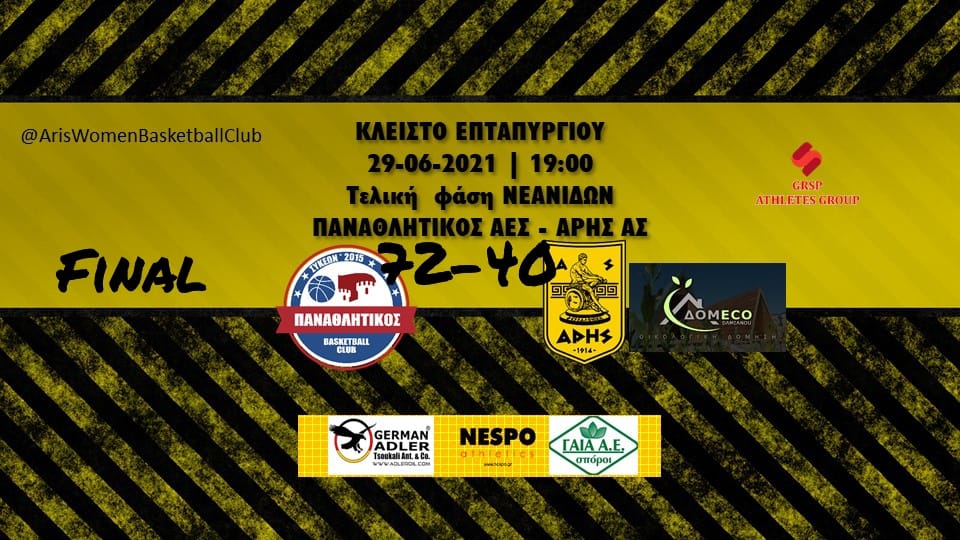 Μπάσκετ Νεανίδων: Ήττα από τον Παναθλητικό στον πρώτο τελικό