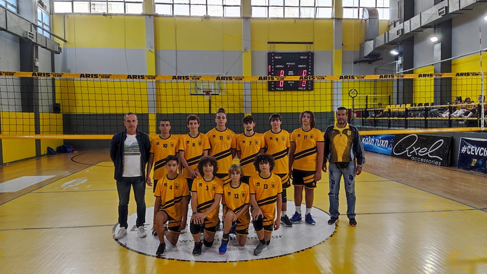 Βόλεϊ: Μία νίκη και μία ήττα για τα τμήματα υποδομής