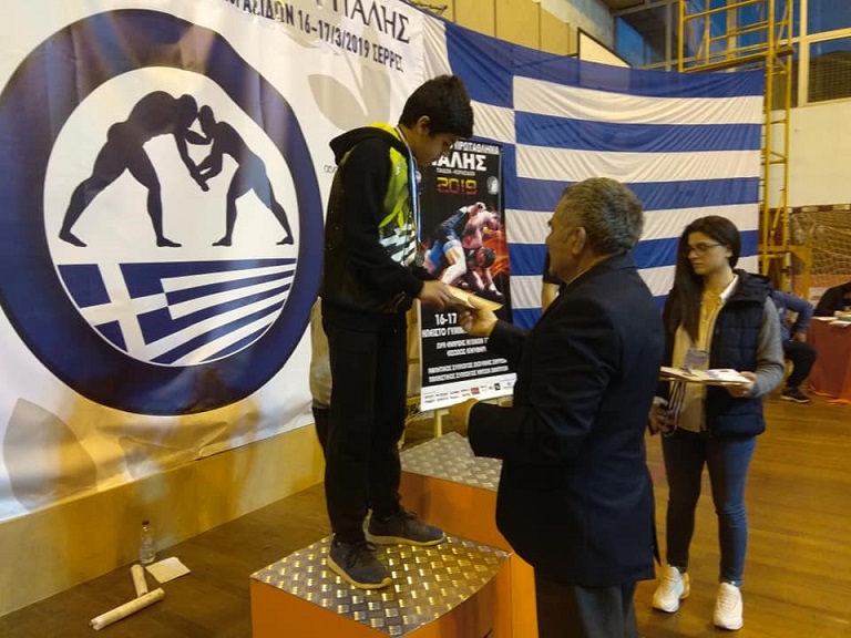 Αποτελέσματα Πανελλήνιου Πρωταθλήματος Πάλης Παίδων