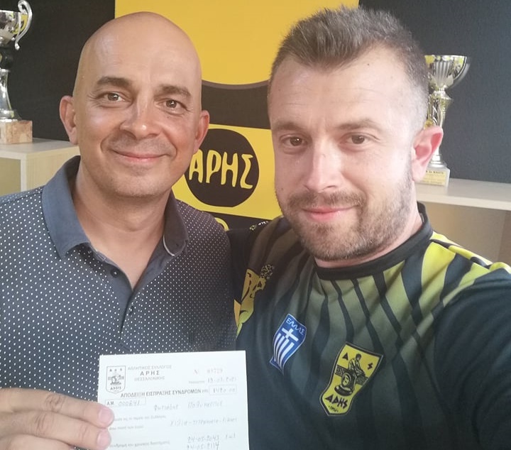 Ο Πόλυς Φωτιάδης μέλος του Α.Σ. ΑΡΗΣ μέχρι το… 2114!