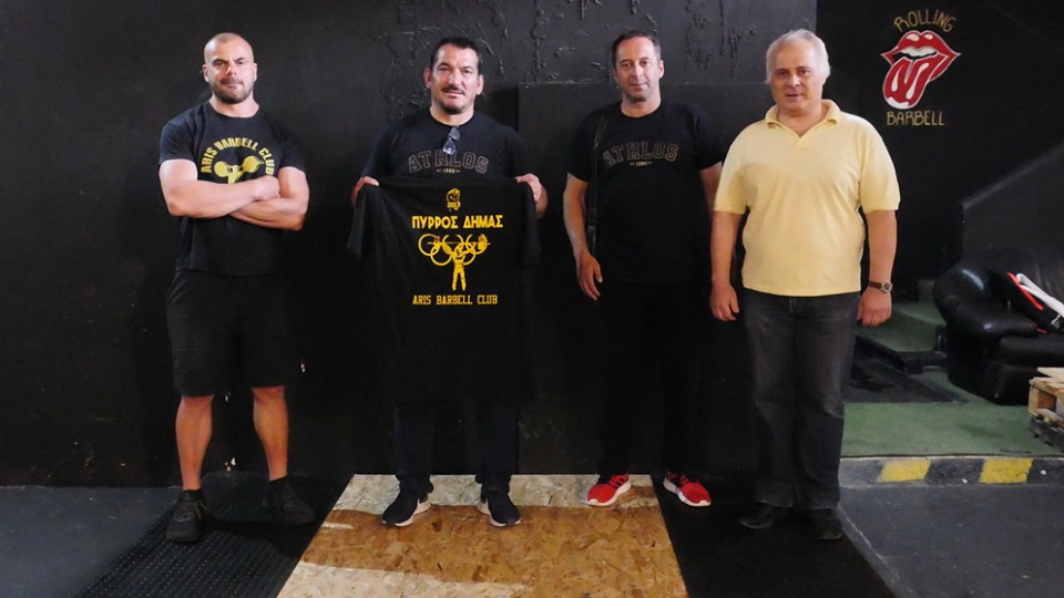 Άρση Βαρών: Ο Πύρρος Δήμας στην προπόνηση του ΑΡΗ (photos)