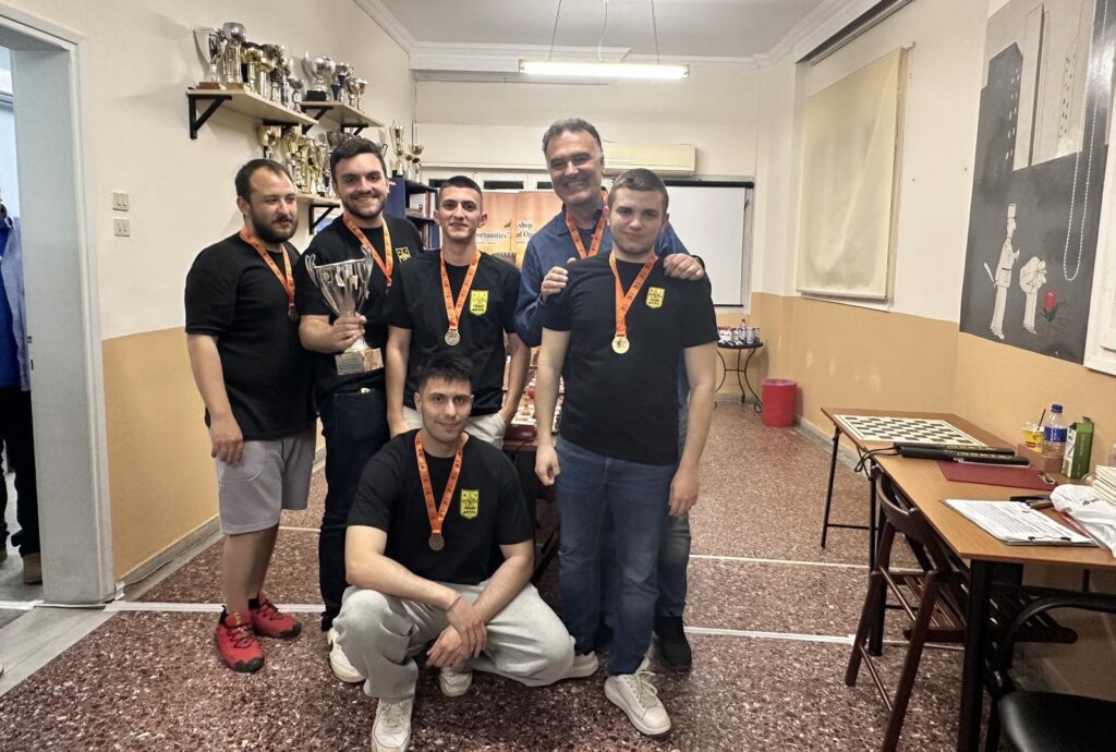 Σκάκι: Ο ΑΡΗΣ Κυπελλούχος Θεσσαλονίκης – Χαλκιδικής 2025