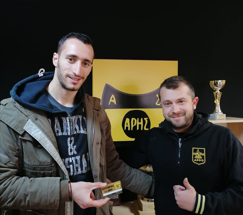 Ο Διαμαντής Σλαφτσάκης μέλος του Α.Σ. ΑΡΗΣ