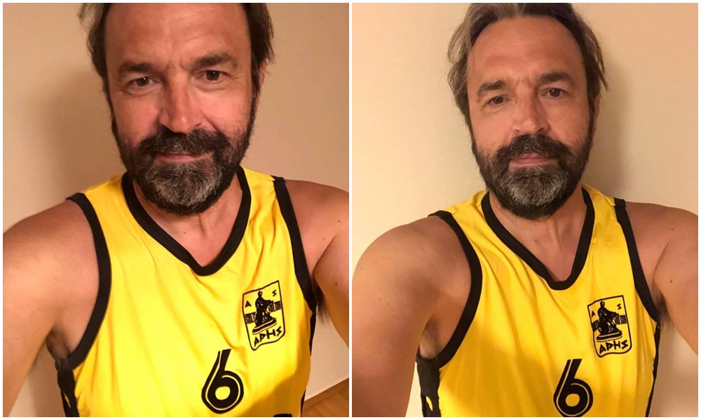 Ο Χριστόδουλος Στυλιανού με τη φανέλα του Αυτοκράτορα