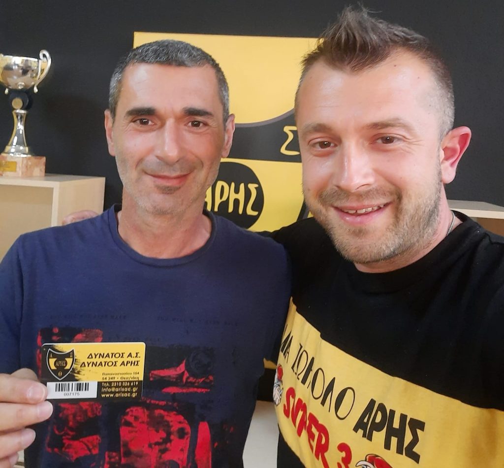 Μέλος του Α.Σ. ΑΡΗΣ ο Απόστολος Τερζής