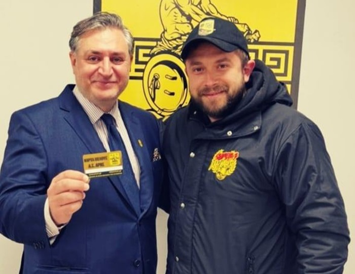 Ο Αγησίλαος Τουμαζάτος μέλος στον Α.Σ. ΑΡΗΣ