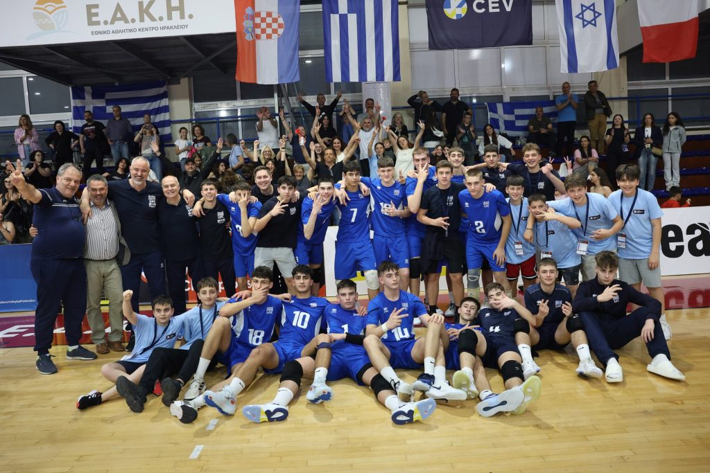 Βόλεϊ: Πρόκριση για την Εθνική Κ16 με πολύ καλό Παπαγεωργίου