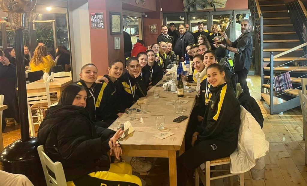 Βόλεϊ Νεανίδων: Δείπνο στις πρωταθλήτριες του ΑΡΗ