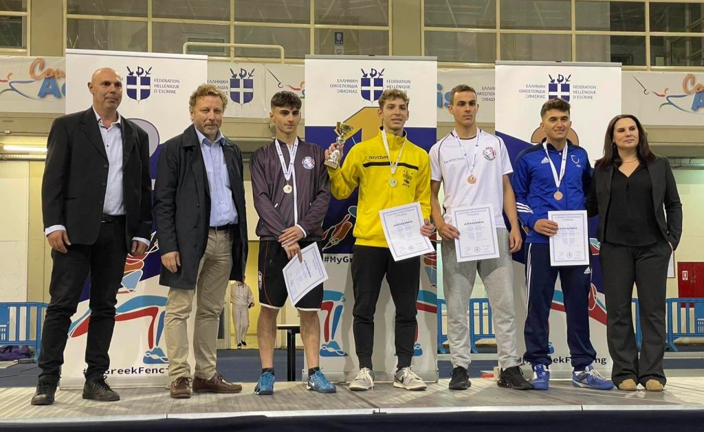 Ξιφασκία: «Χρυσός» ο Γρόλλιος στο Κύπελλο Ελλάδας Εφήβων! (pics)