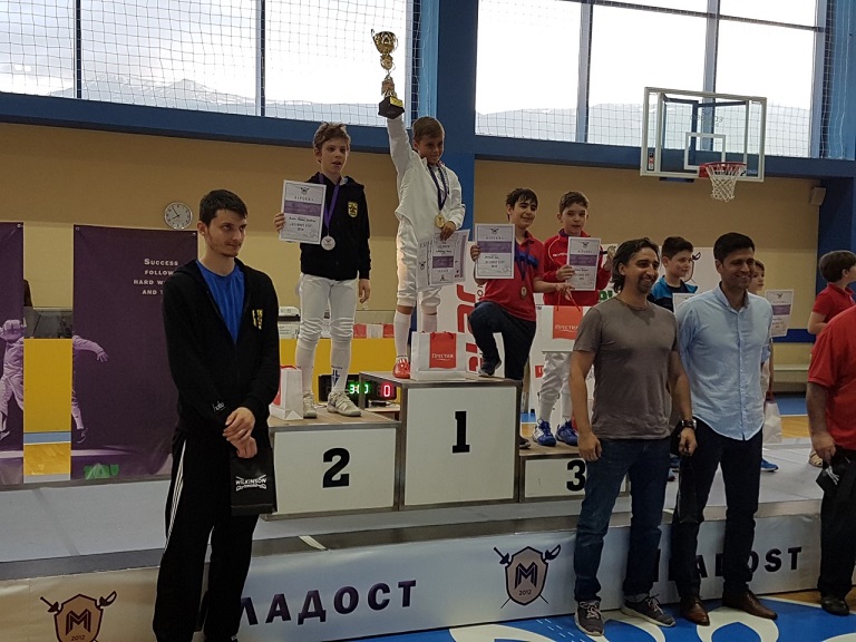 Επιτυχία της ομάδας Ξιφασκίας του ΑΡΗ στην πρώτη συμμετοχή της εκτός συνόρων