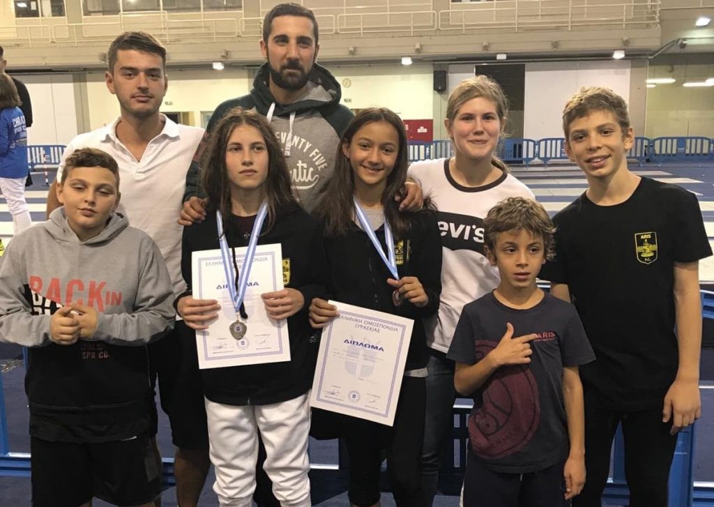 Ξιφασκία: Τρία μετάλλια για τον ΑΡΗ στο Α' Πανελλήνιο Κύπελλο Σπάθης