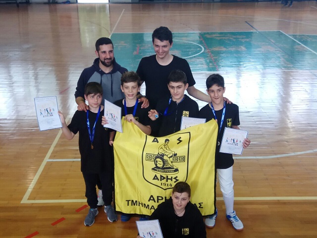 ΔΕΥΤΕΡΟΣ στα αγόρια  - ΤΕΤΑΡΤΟΣ στα κορίτσια  Ο ΑΡΗΣ στο Πανελλήνιο Πρωτάθλημα παίδων και κορασίδων (ομαδικό)  ΞΙΦΑΣΚΙΑΣ στη Σπάθη  - Αργυρό και Χάλκινο στα ατομικά