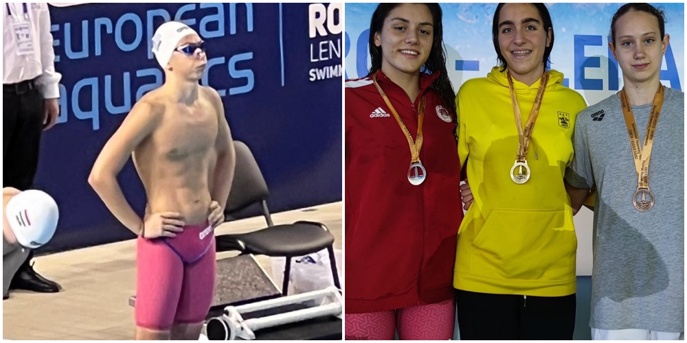 Κολύμβηση: Σίσκος και Γκιουζέπα - Πετροπούλου στο  Ευρωπαϊκό Πρωτάθλημα Εφήβων – Νεανίδων
