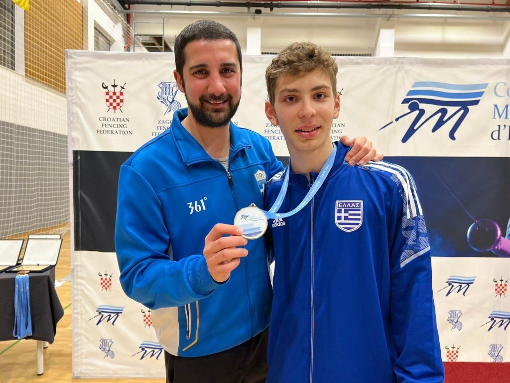 Ξιφασκία: Ασημένιο μετάλλιο για τον Θωμά Γρόλλιο στους Μεσογειακούς Αγώνες του Ζάγκρεμπ (pics)
