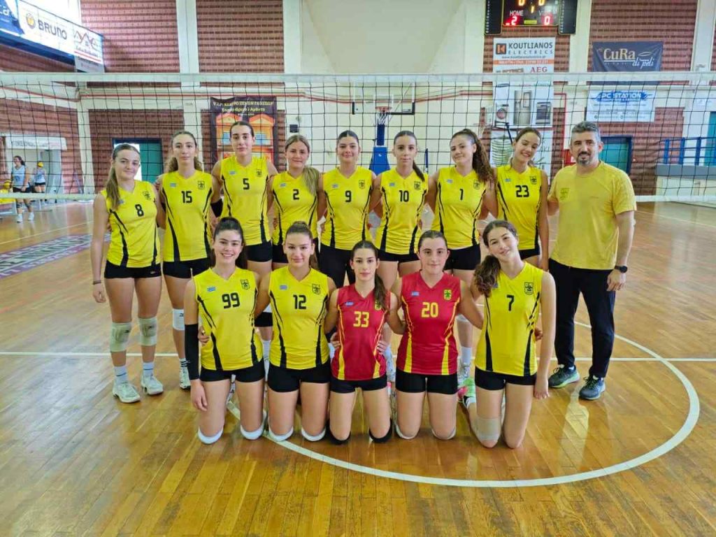 Βόλεϊ Κορασίδων: Νίκη επί του Σιθωνιακού και «τρία στα τρία»