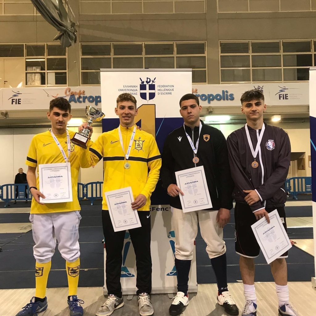 Ξιφασκία: Πρωταθλητής Ελλάδος ο Γρόλλιος! Ασημένια μετάλλια για Λεωτόν και ομαδικό (pics)
